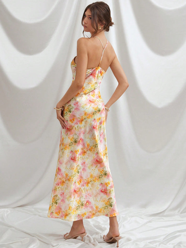 Rochie maxi SHEIN, roz