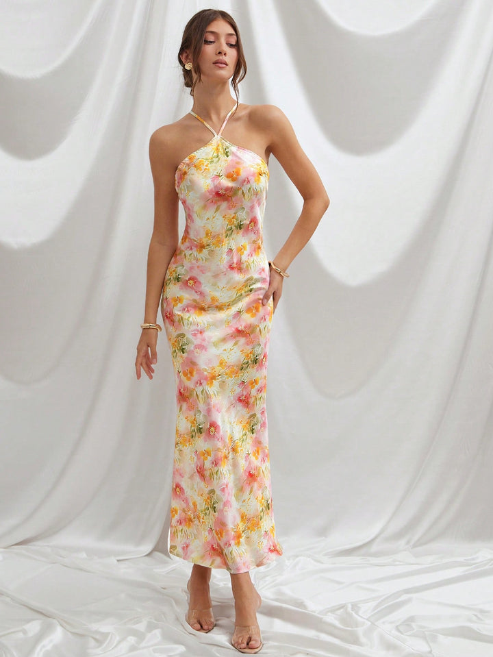 Rochie maxi SHEIN, roz