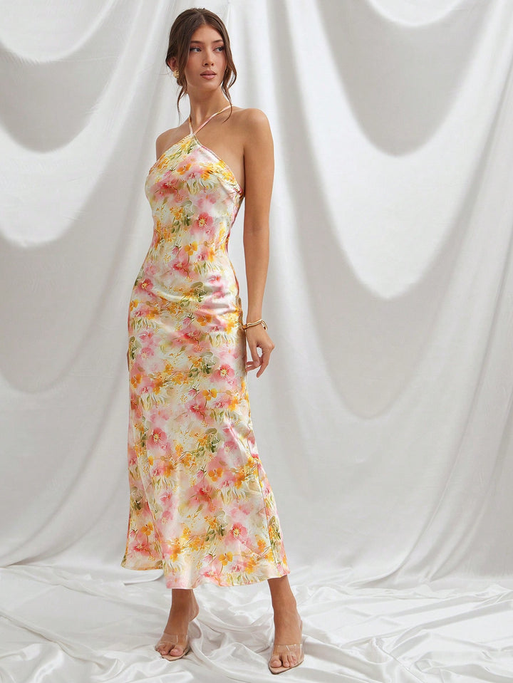 Rochie maxi SHEIN, roz