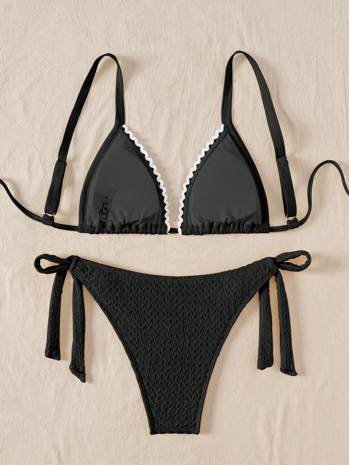 SHEIN fekete bikini szett
