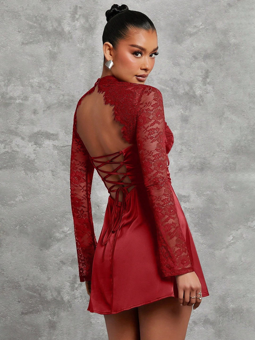 Rochie mini SHEIN, vișiniu
