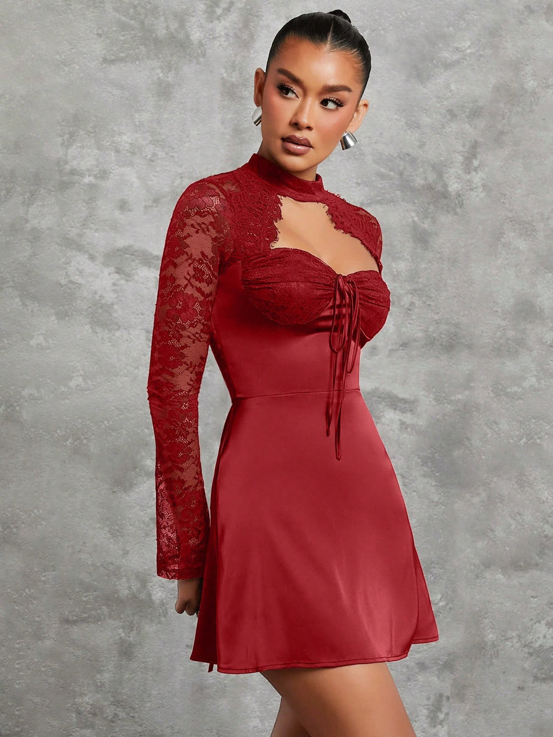 Rochie mini SHEIN, vișiniu