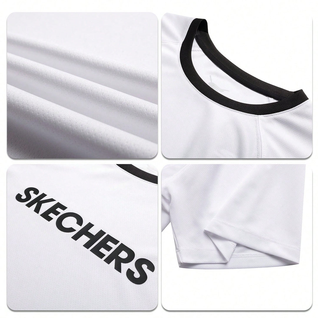Tricou SKECHERS, alb