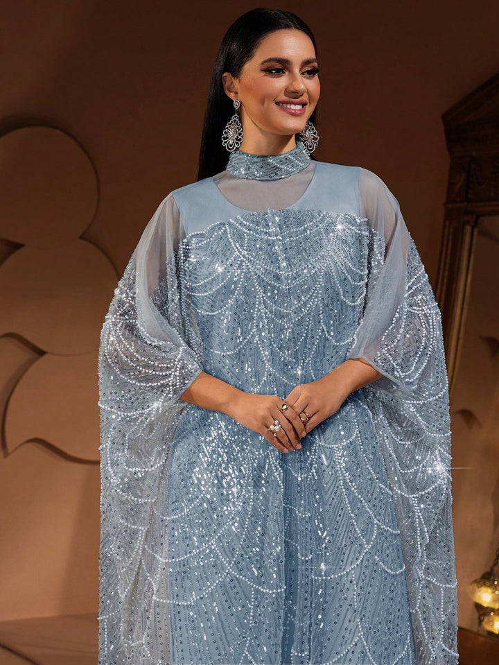 Rochie de ocazie SHEIN, albastru