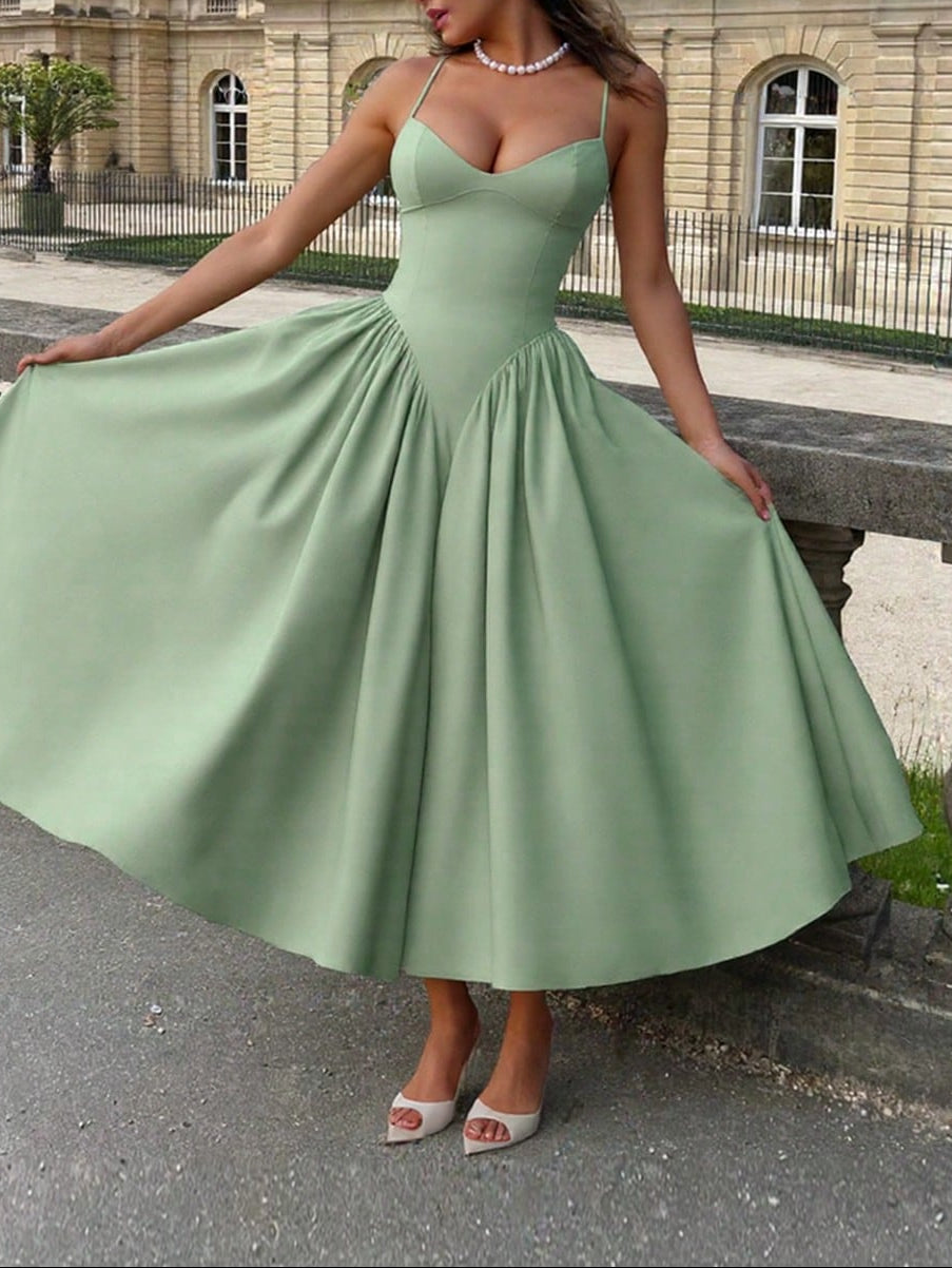 Rochie midi SHEIN, verde