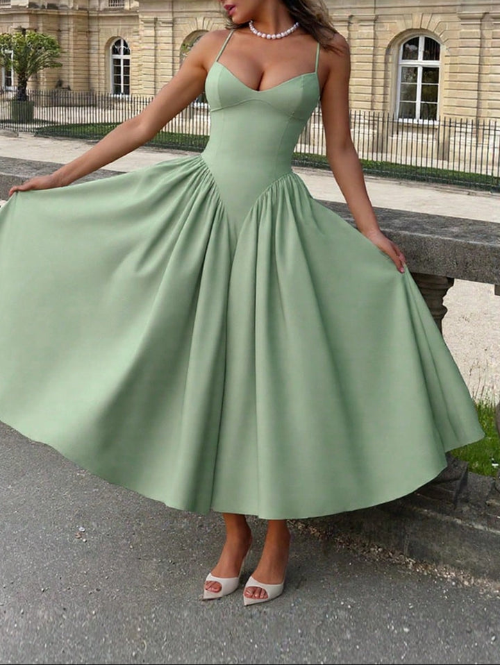 Rochie midi SHEIN, verde