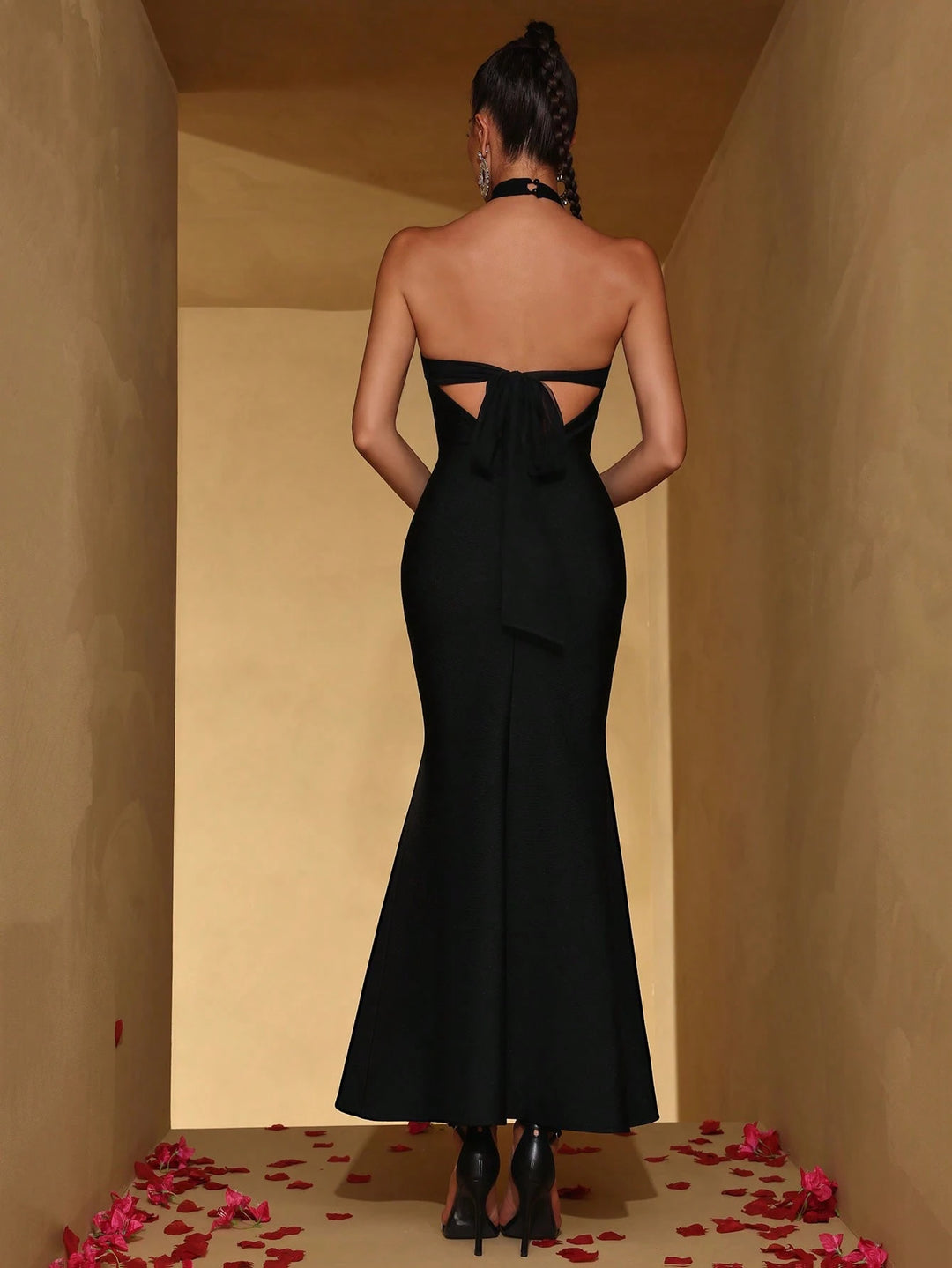 Rochie de ocazie SHEIN, negru