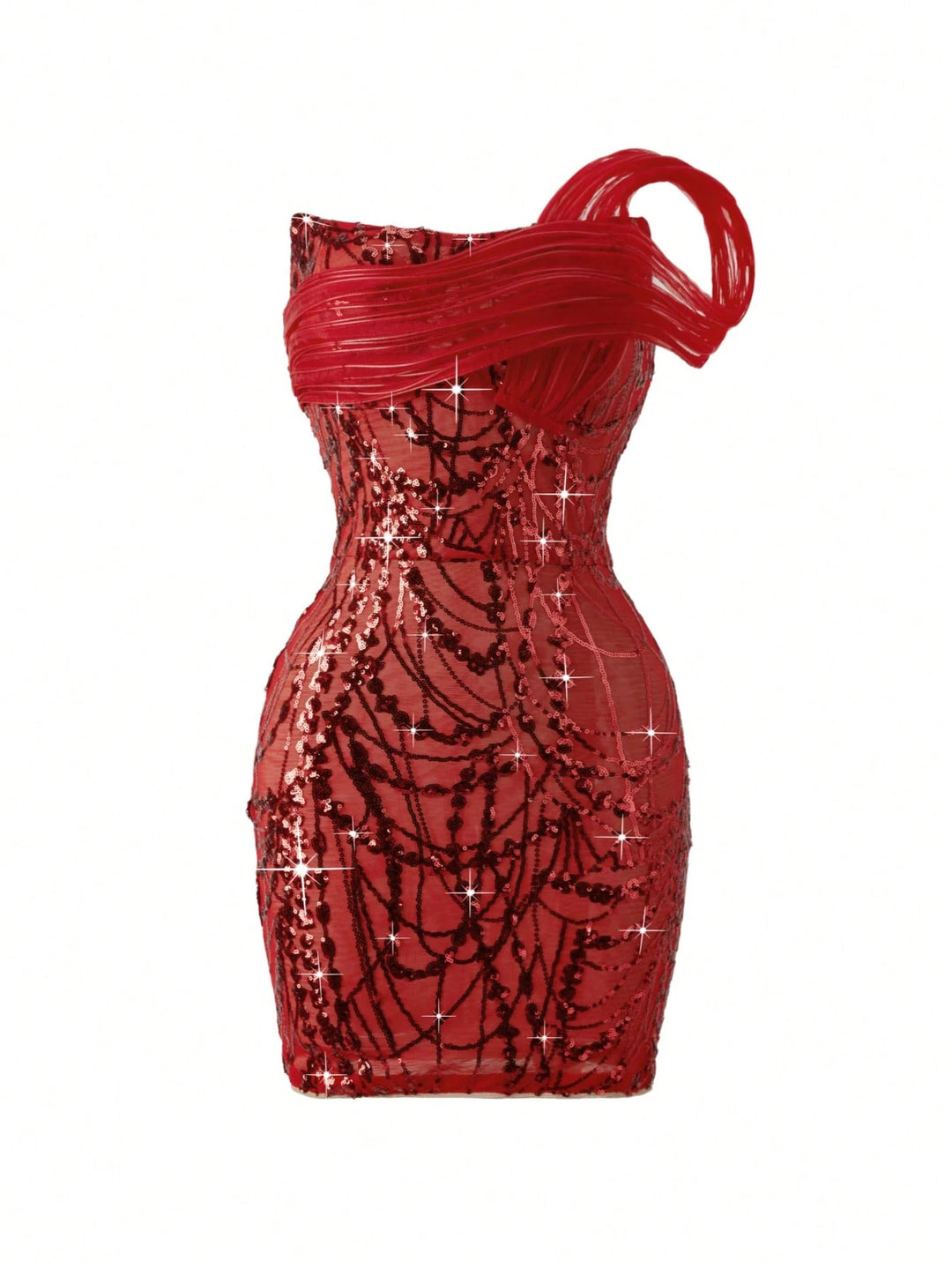 Rochie mini SHEIN, roșu