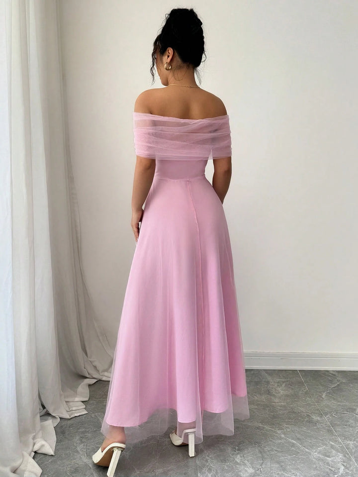 Rochie midi SHEIN, roz