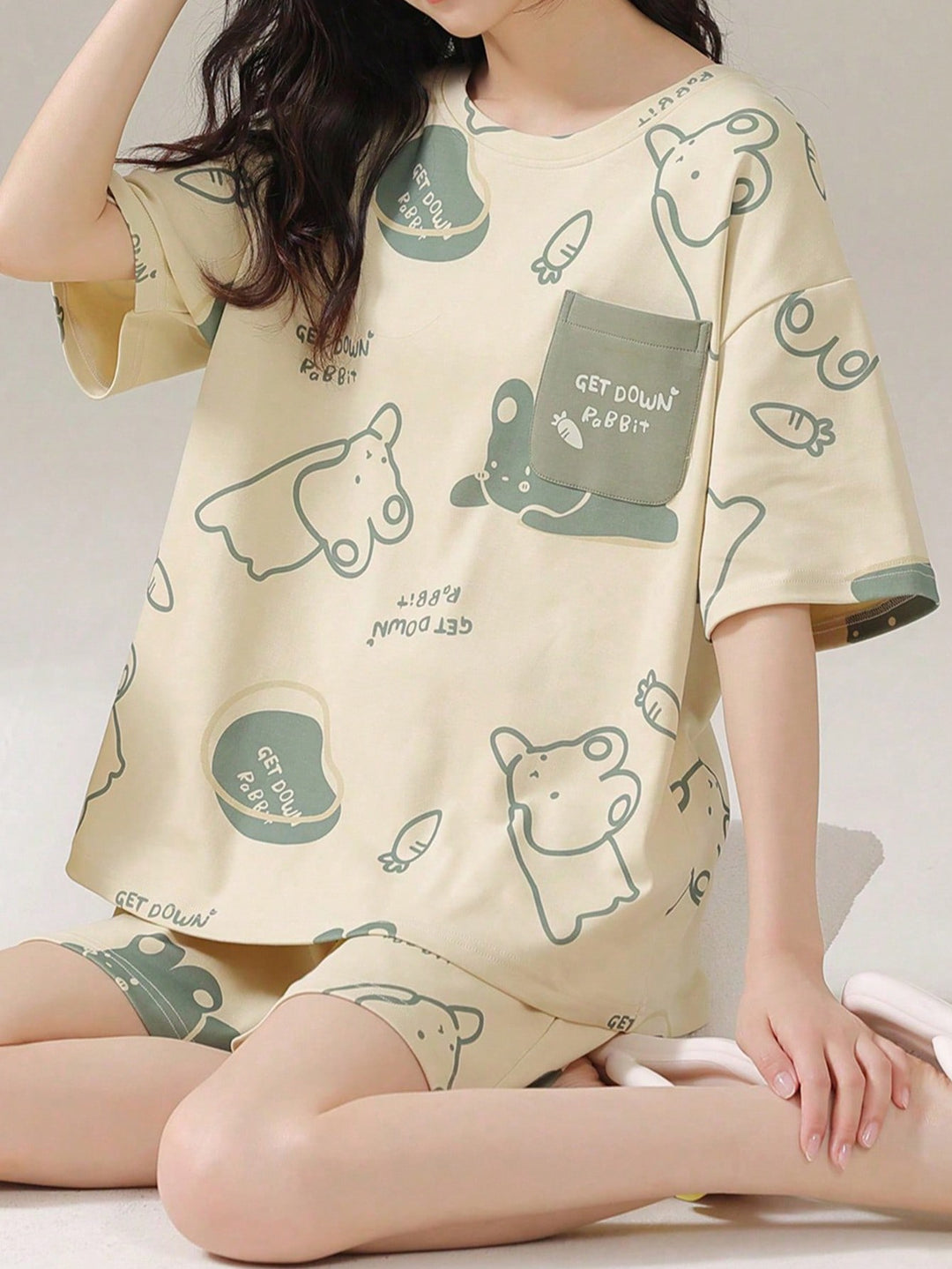 Pijama SHEIN, verde