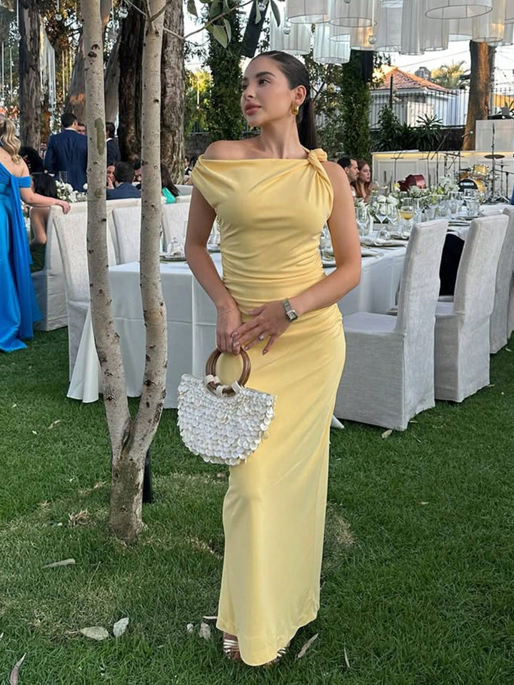 Rochie maxi SHEIN, galben