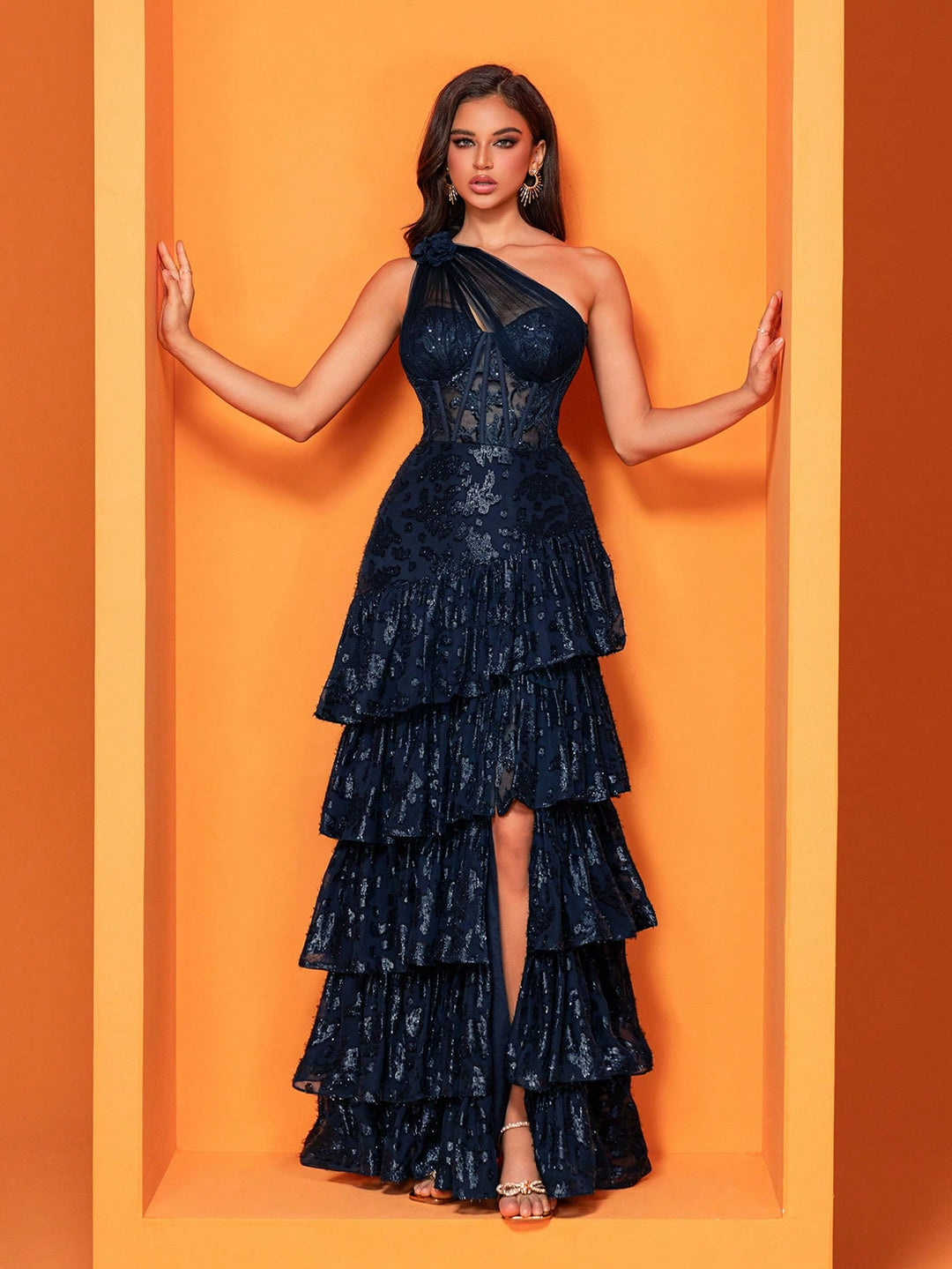 Rochie de ocazie SHEIN, albastru