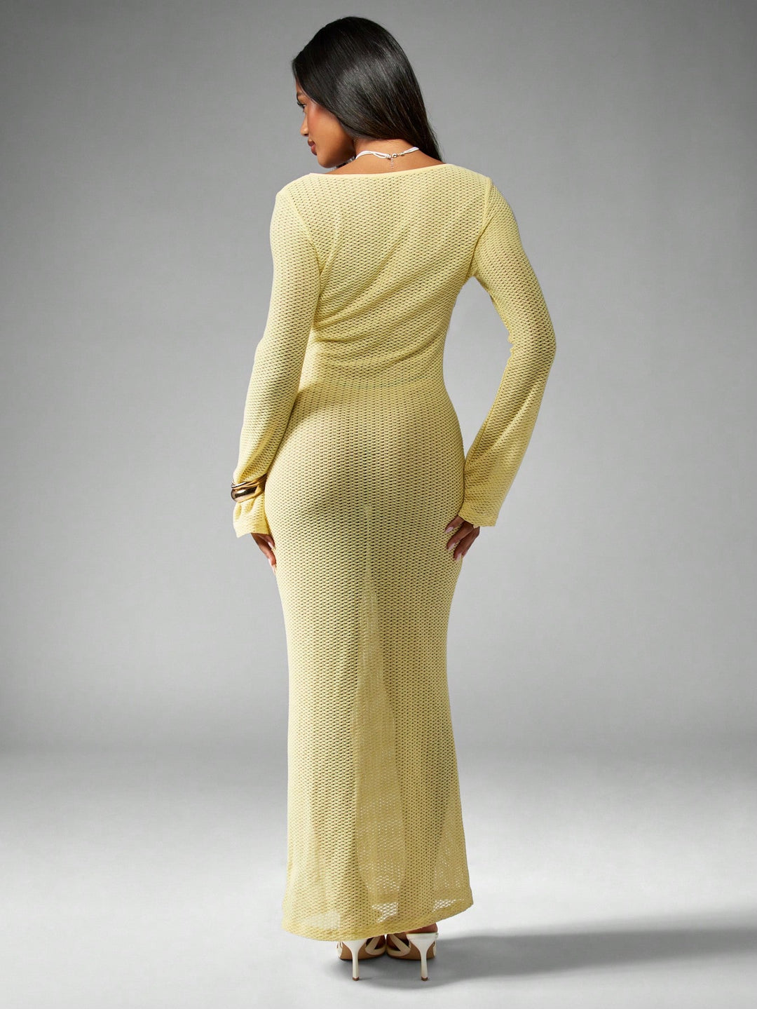 Rochie maxi SHEIN, galben
