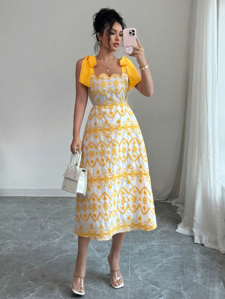 Rochie midi SHEIN, mix culori
