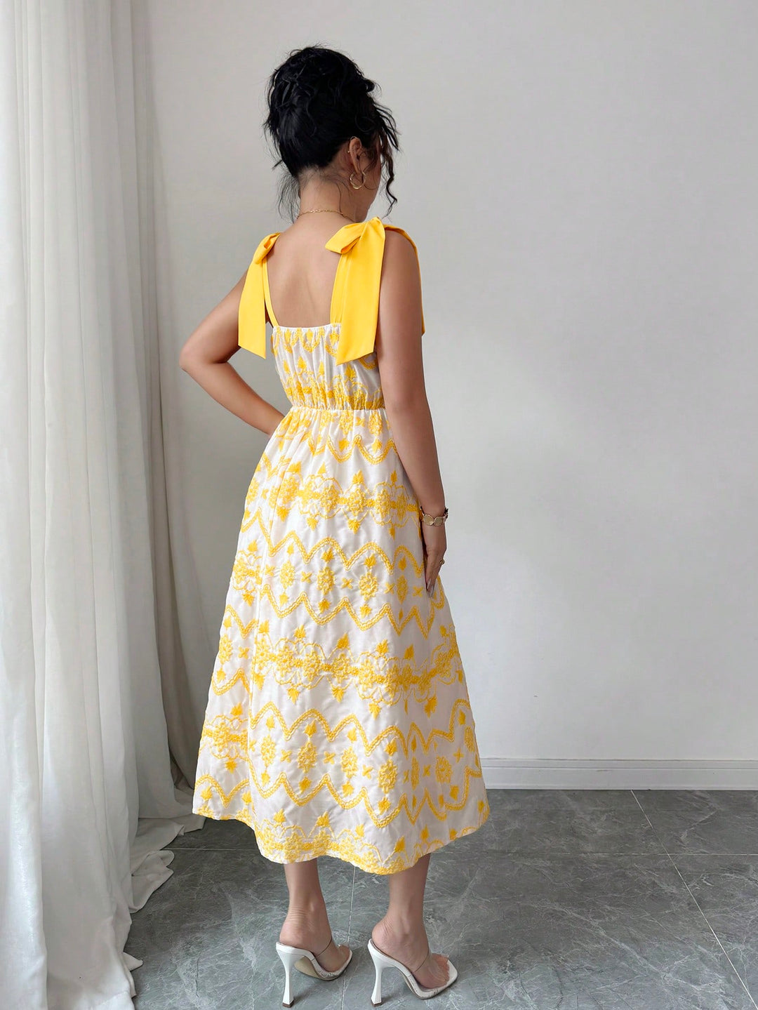 Rochie midi SHEIN, mix culori