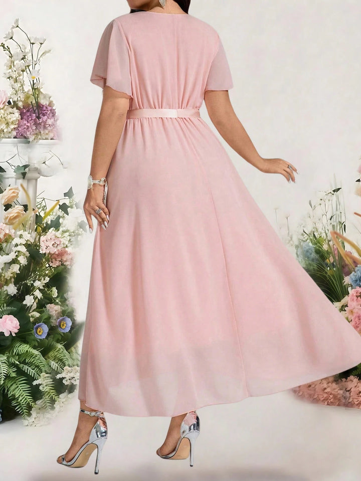Rochie maxi SHEIN, roz