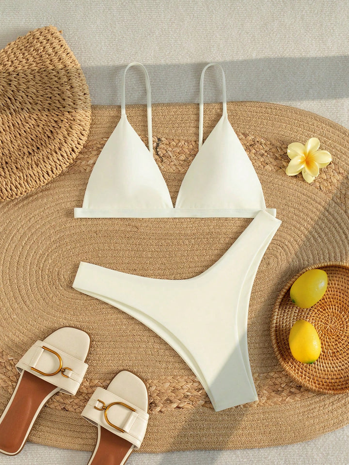 Set bikini SHEIN, bej