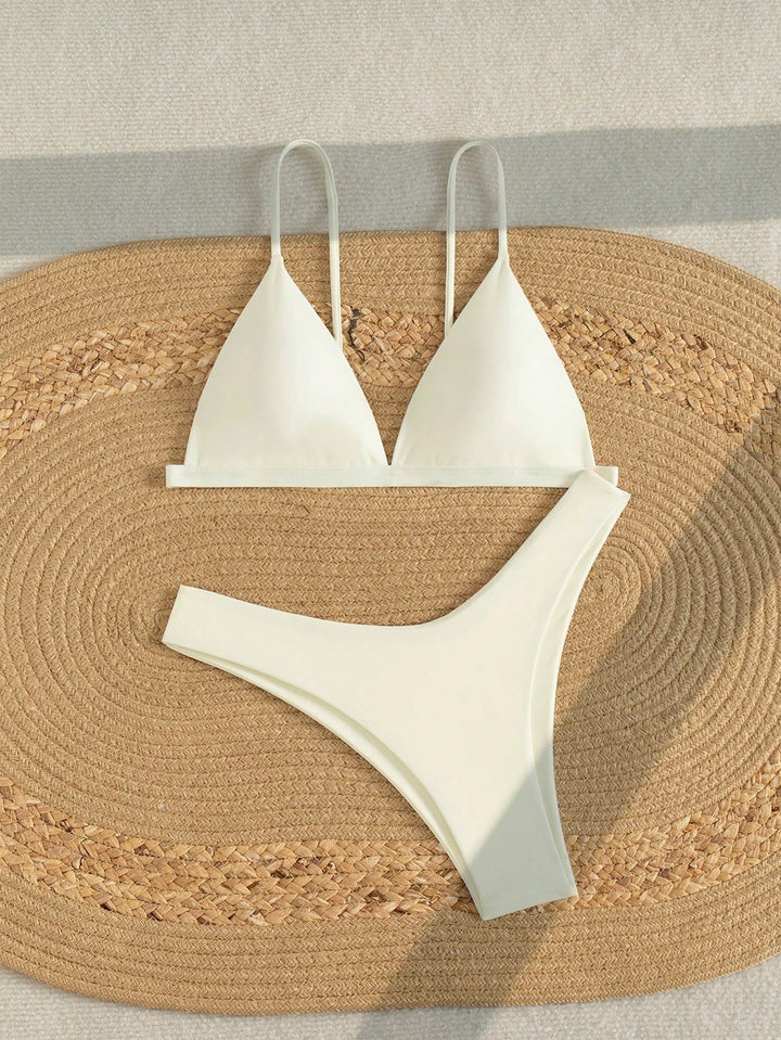 Set bikini SHEIN, bej
