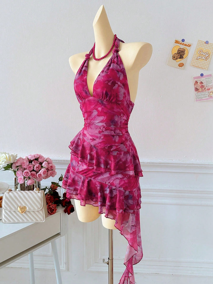 Rochie scurtă SHEIN, roz
