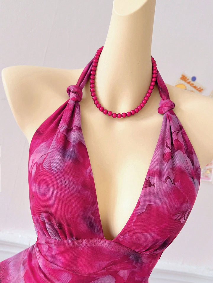 Rochie scurtă SHEIN, roz
