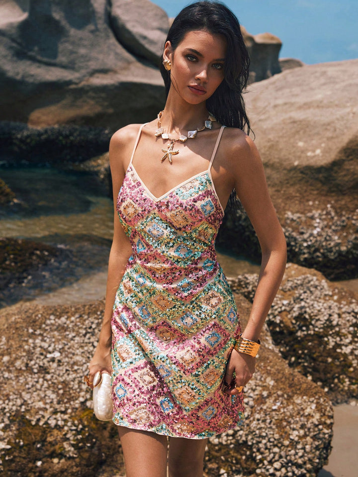 Rochie mini SHEIN, mix culori