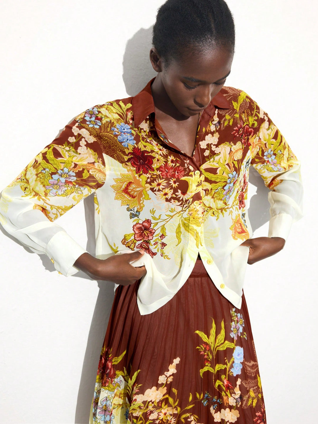 Bluza SHEIN, kaki