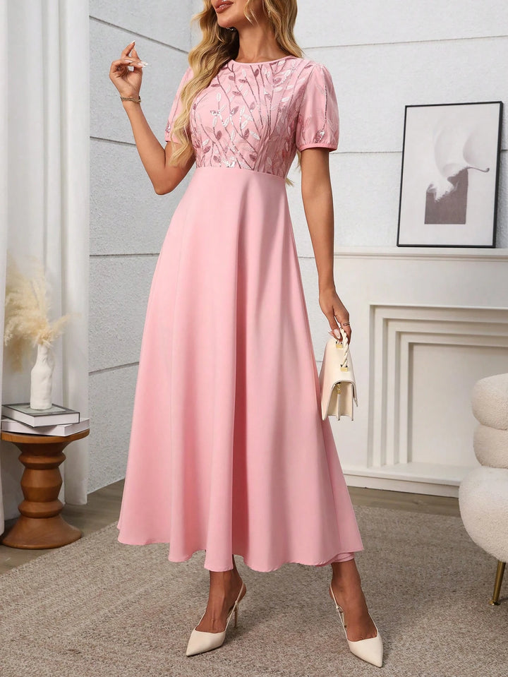 Rochie midi SHEIN, roz