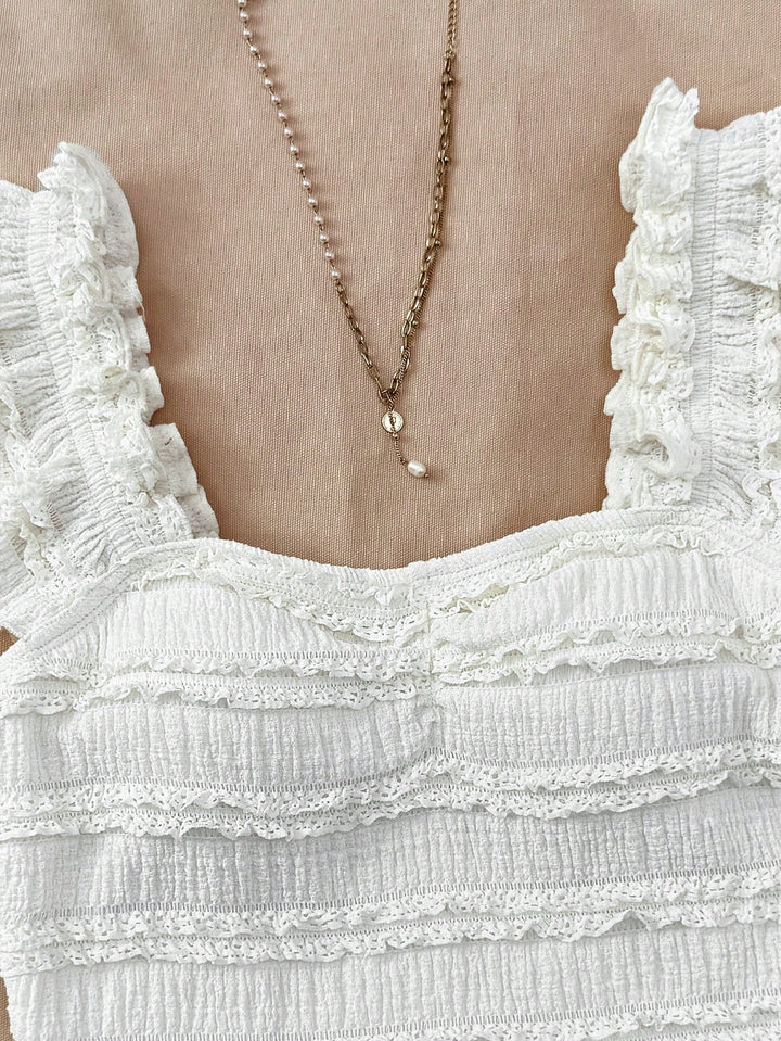 Top SHEIN, alb