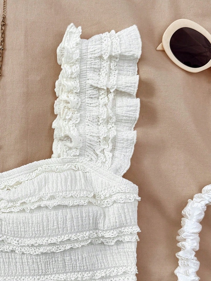 Top SHEIN, alb