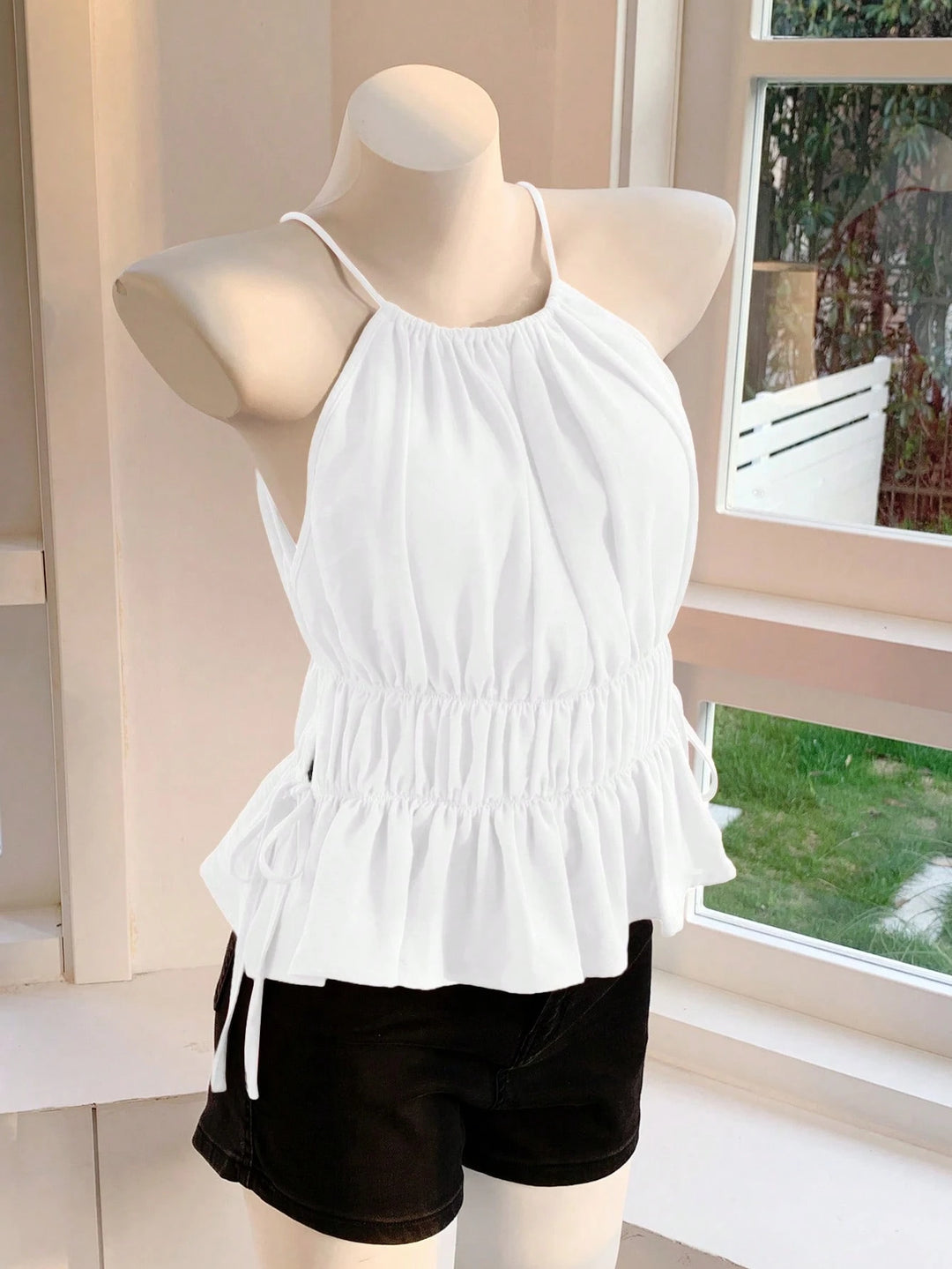 Top SHEIN, alb