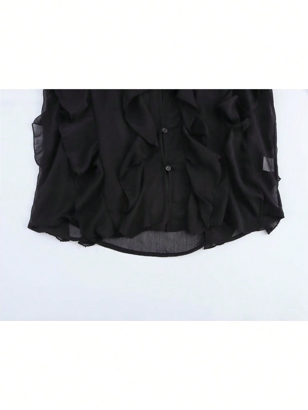 Cămașă bluză elegante cu mâneci lungi SHEIN, negru
