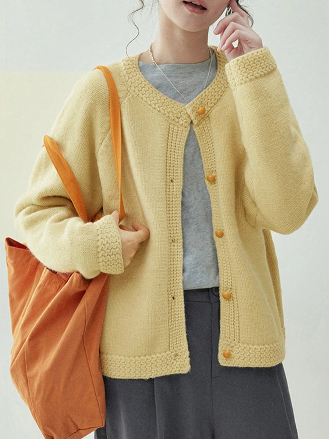 Cardigan SHEIN, galben