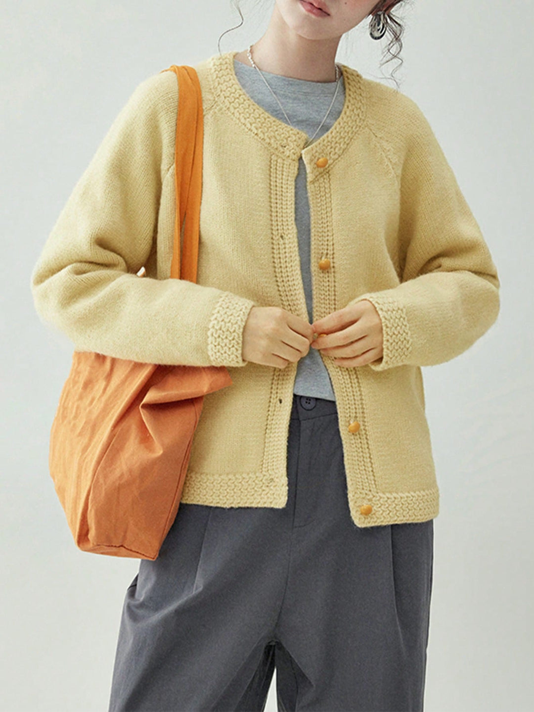 Cardigan SHEIN, galben