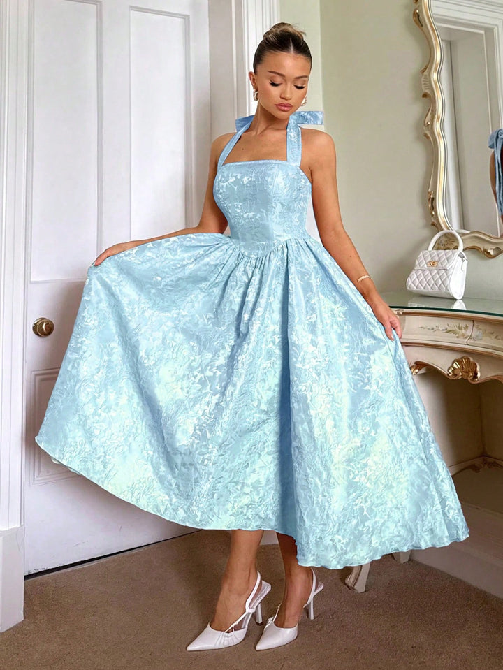 Rochie midi SHEIN, albastru