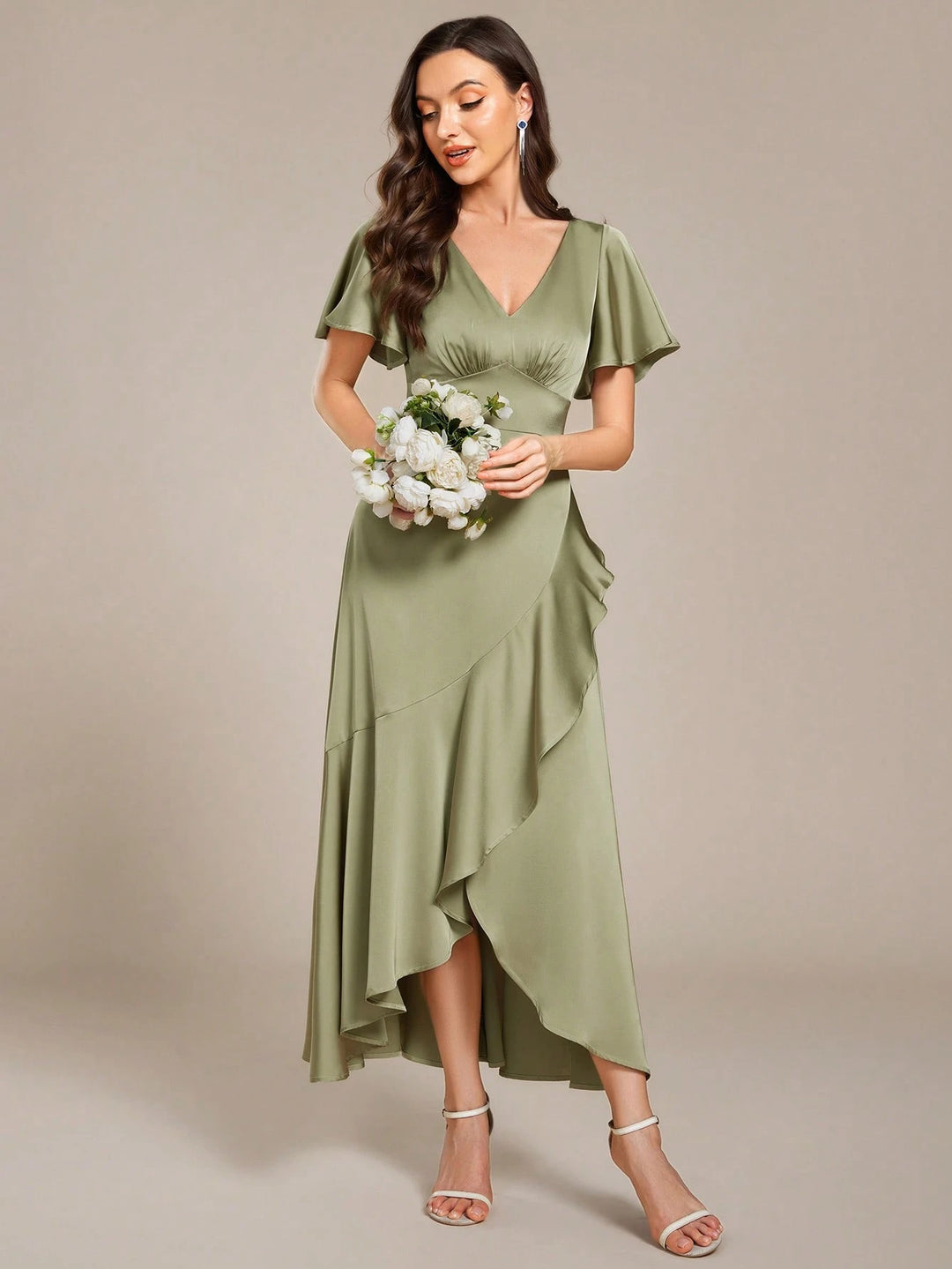 Rochie maxi SHEIN, verde
