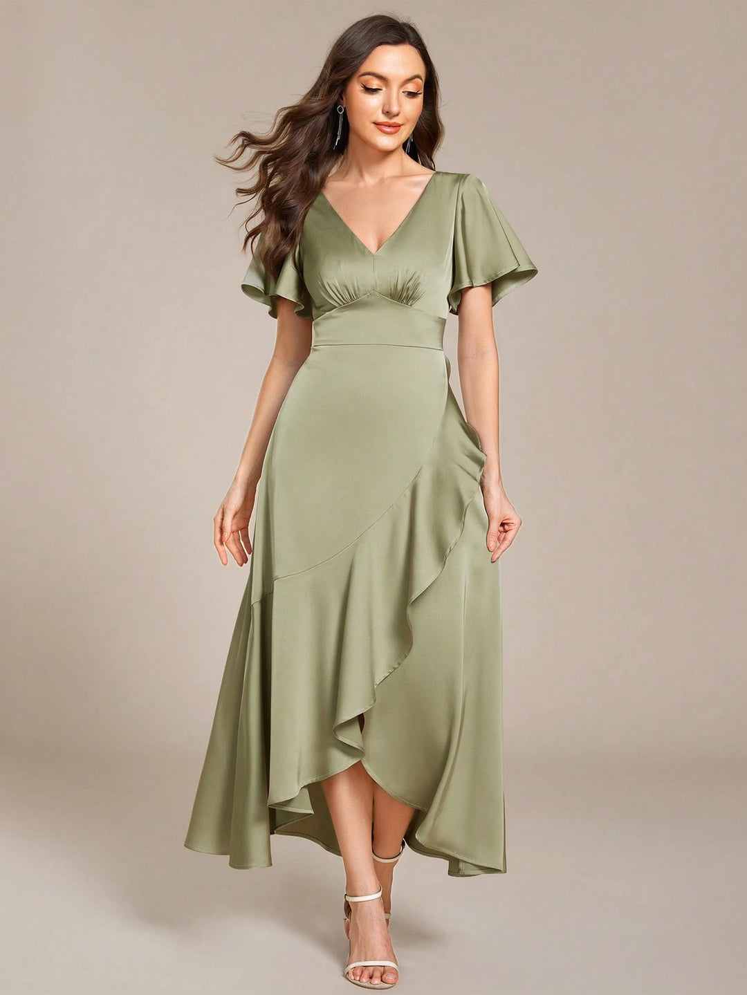 Rochie maxi SHEIN, verde