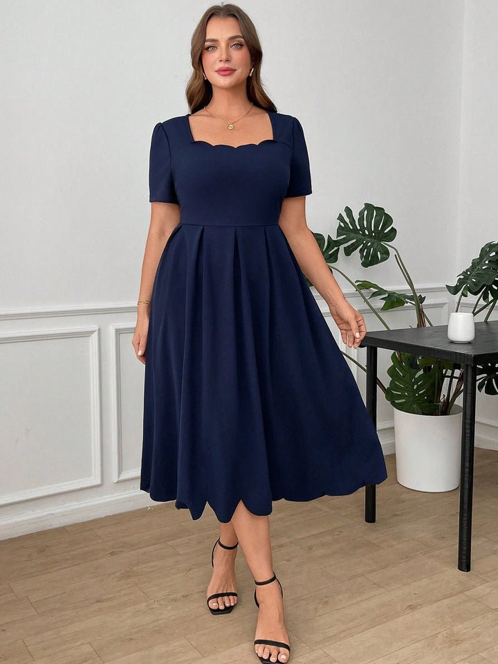 Rochie medie SHEIN, albastru