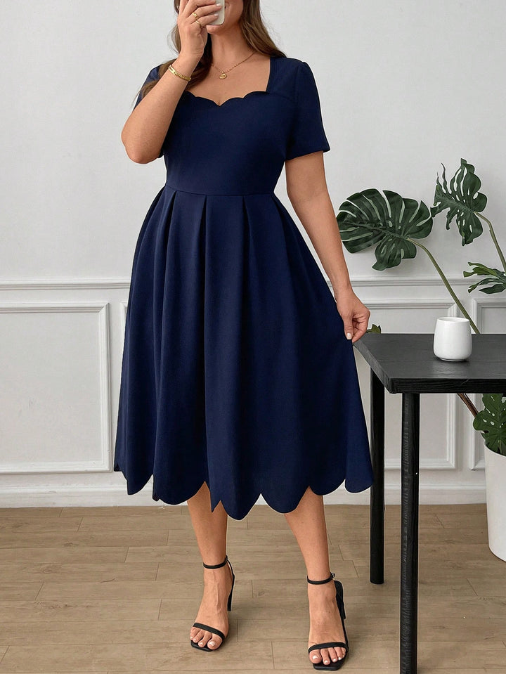 Rochie medie SHEIN, albastru