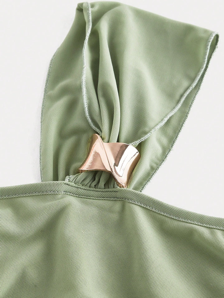 Top SHEIN, verde