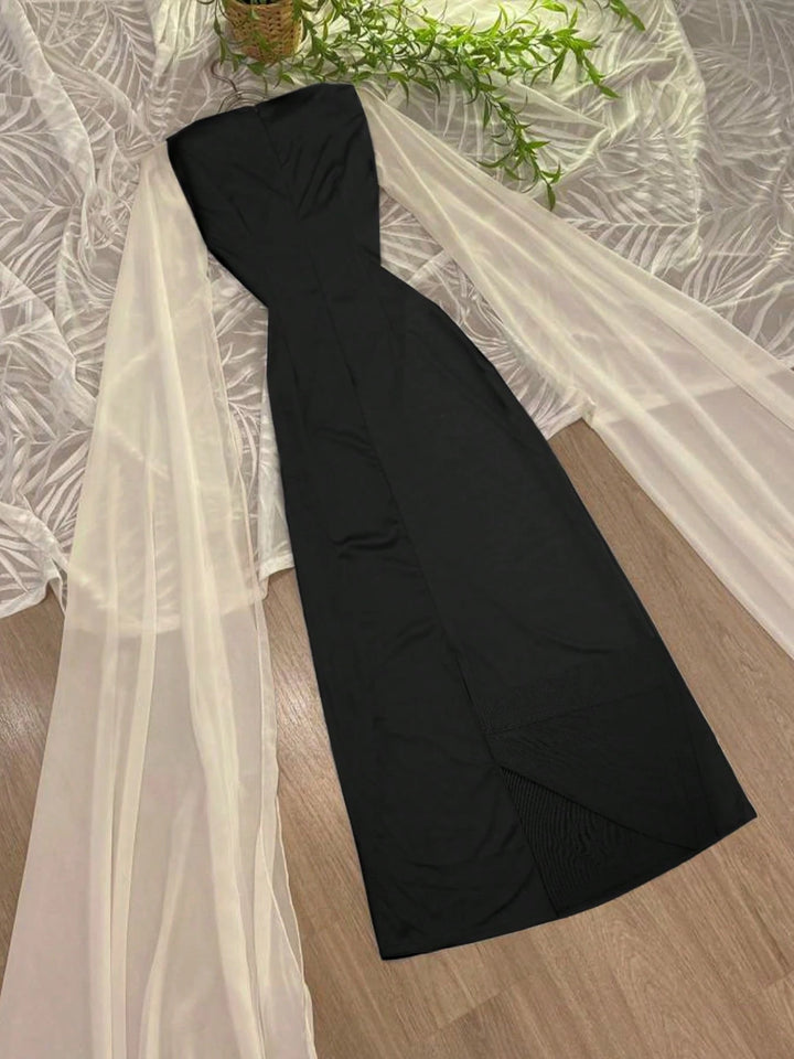 Rochie maxi SHEIN, negru