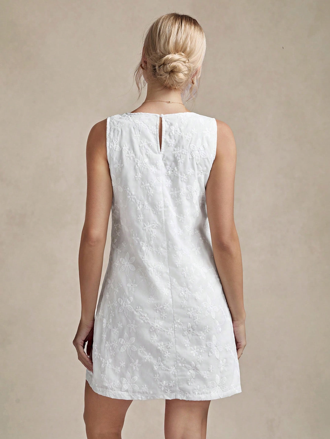 Rochie scurtă SHEIN, alb