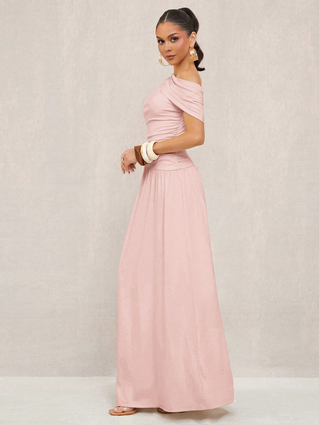 Rochie maxi SHEIN, roz