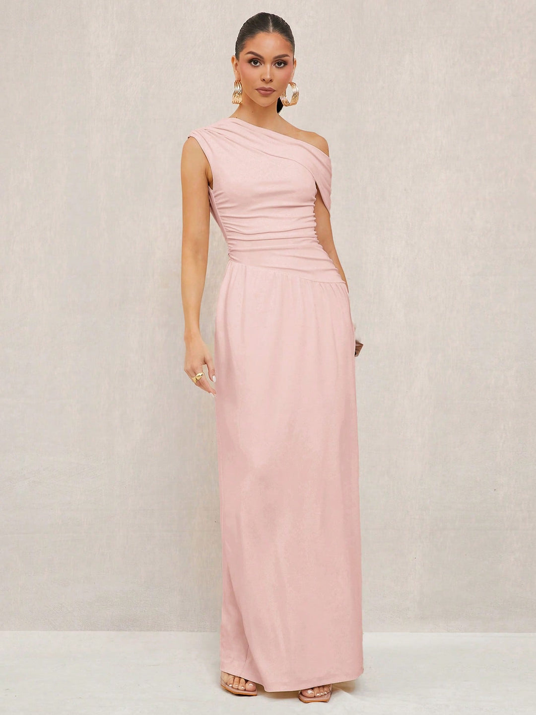 Rochie maxi SHEIN, roz
