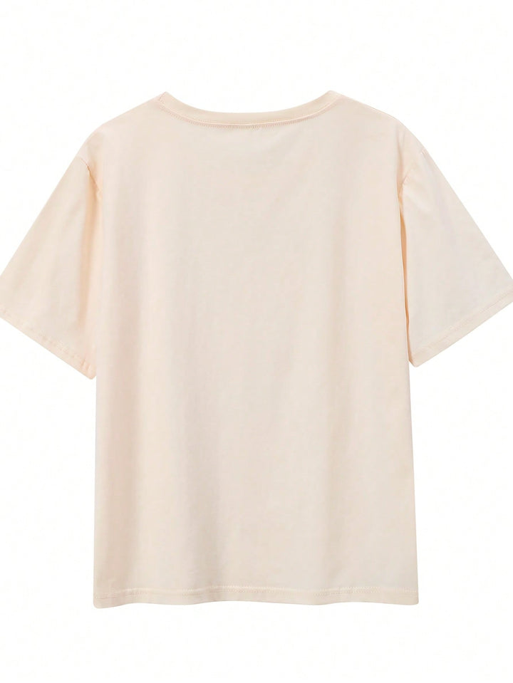 Tricou SHEIN, bej