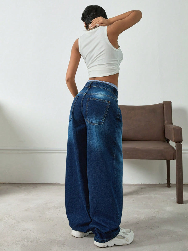 Jeans SHEIN, albastru