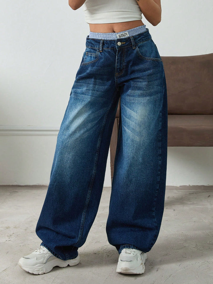 Jeans SHEIN, albastru