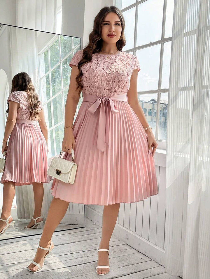 Rochie midi SHEIN, roz