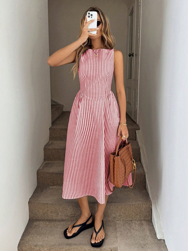 Rochie midi SHEIN, roșu