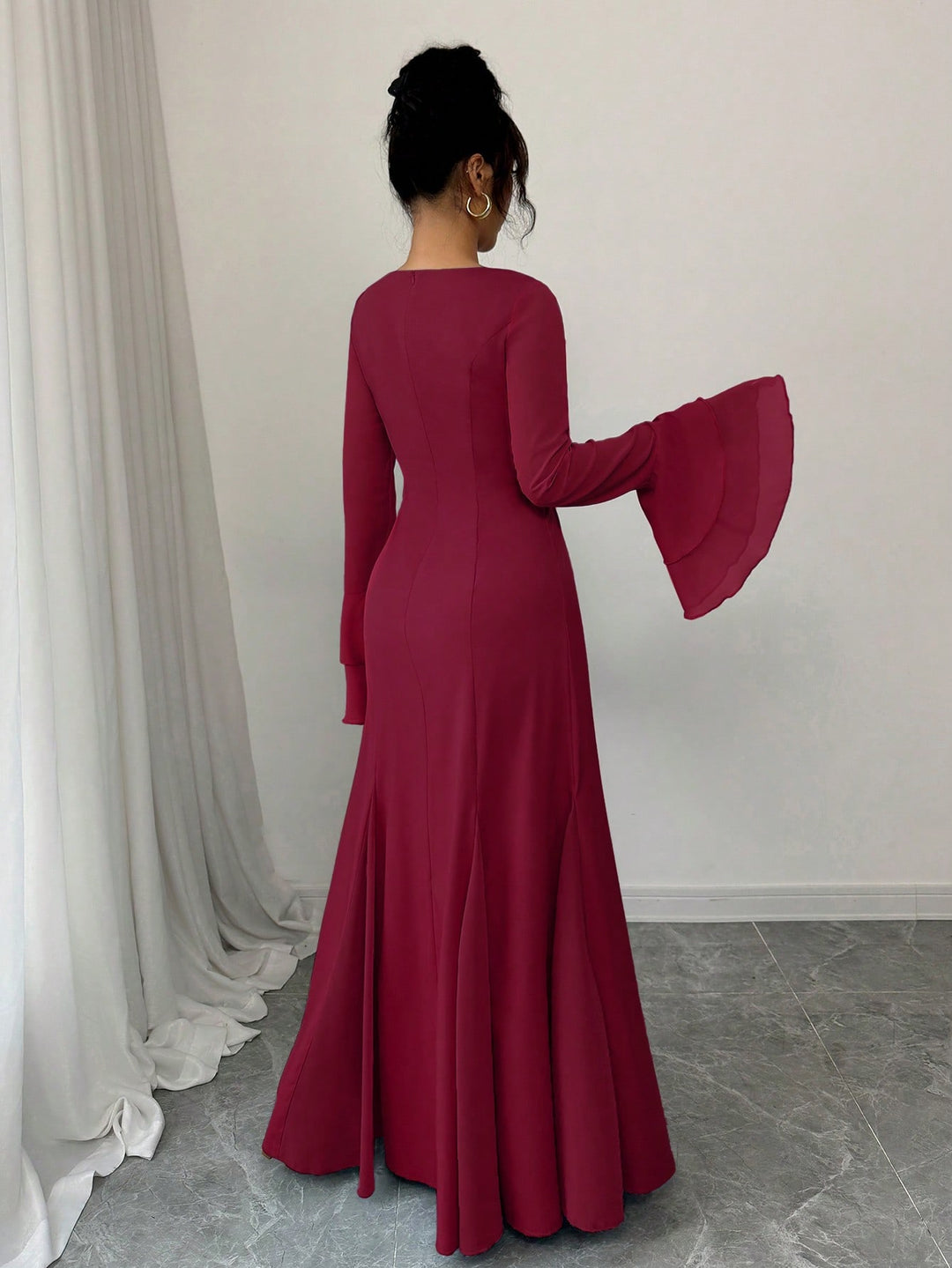 Rochie maxi SHEIN, roșu
