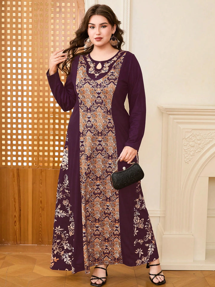Rochie maxi SHEIN, mix culori